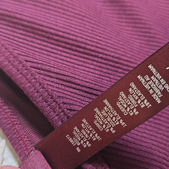 Skims Elegant Soft Longe One Shoulder Long Burgundy Dress Size Xs NwT. - Picture 8 of 10